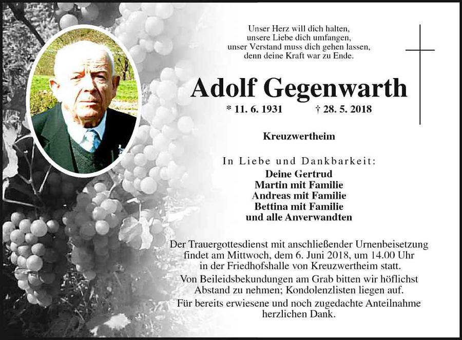 Adolf Gegenwarth