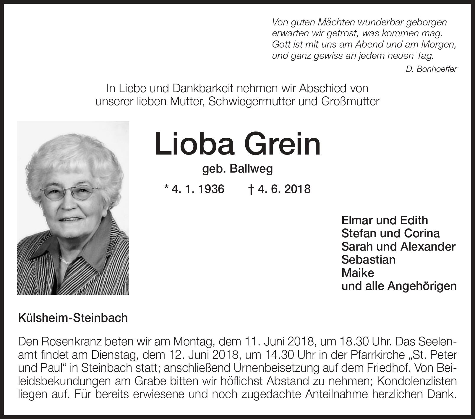 Lioba Grein
