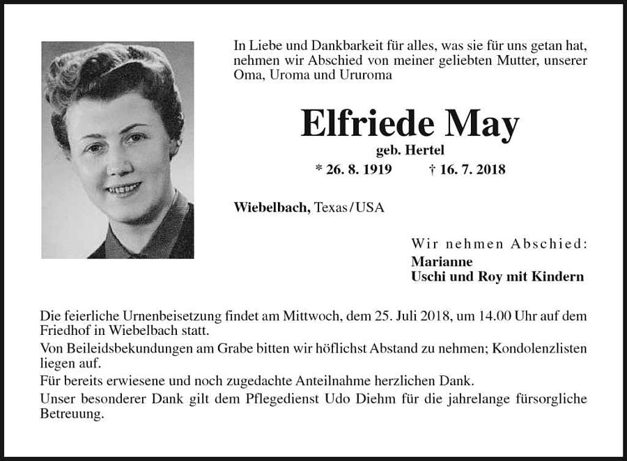 Elfriede May