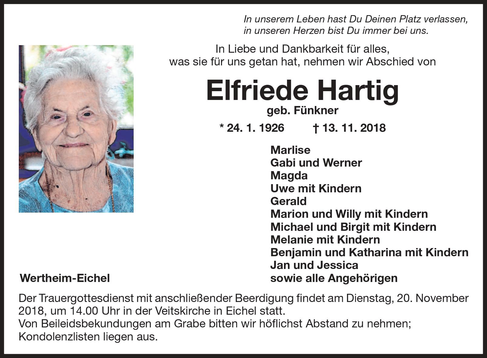 Elfriede Hartig