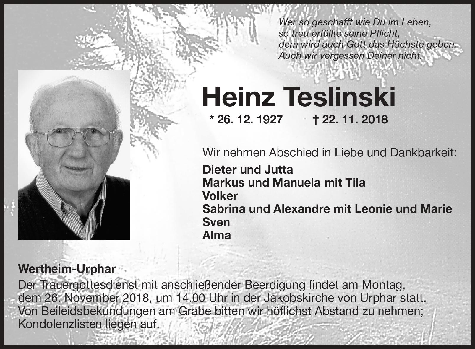 Heinz Teslinski