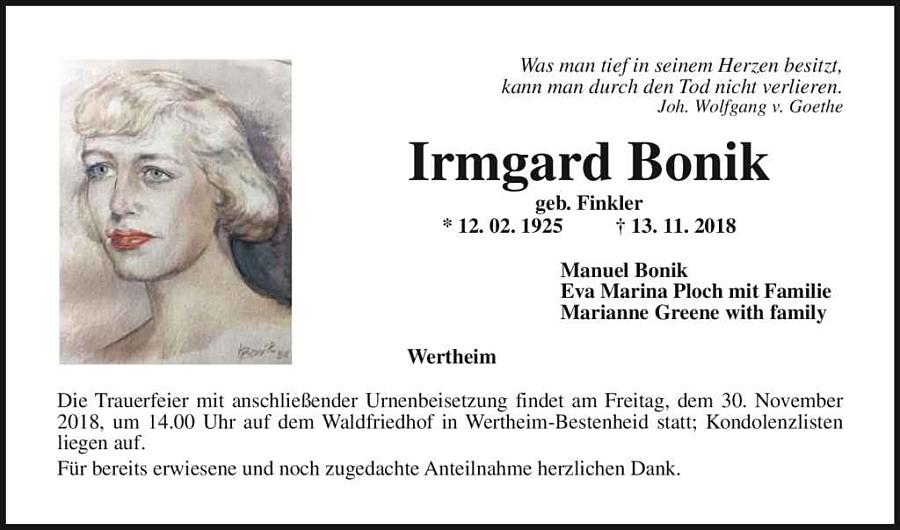 Irmgard Bonik