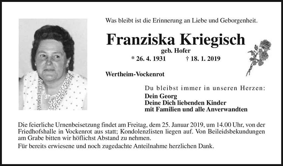 Franziska Kriegisch