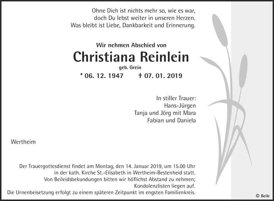 Christiana Reinlein