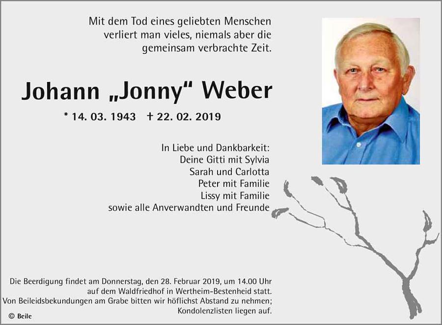 Johann „Jonny“ Weber