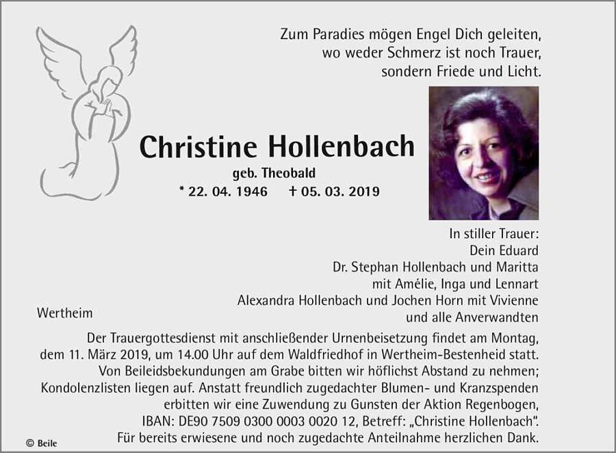 Christine Hollenbach