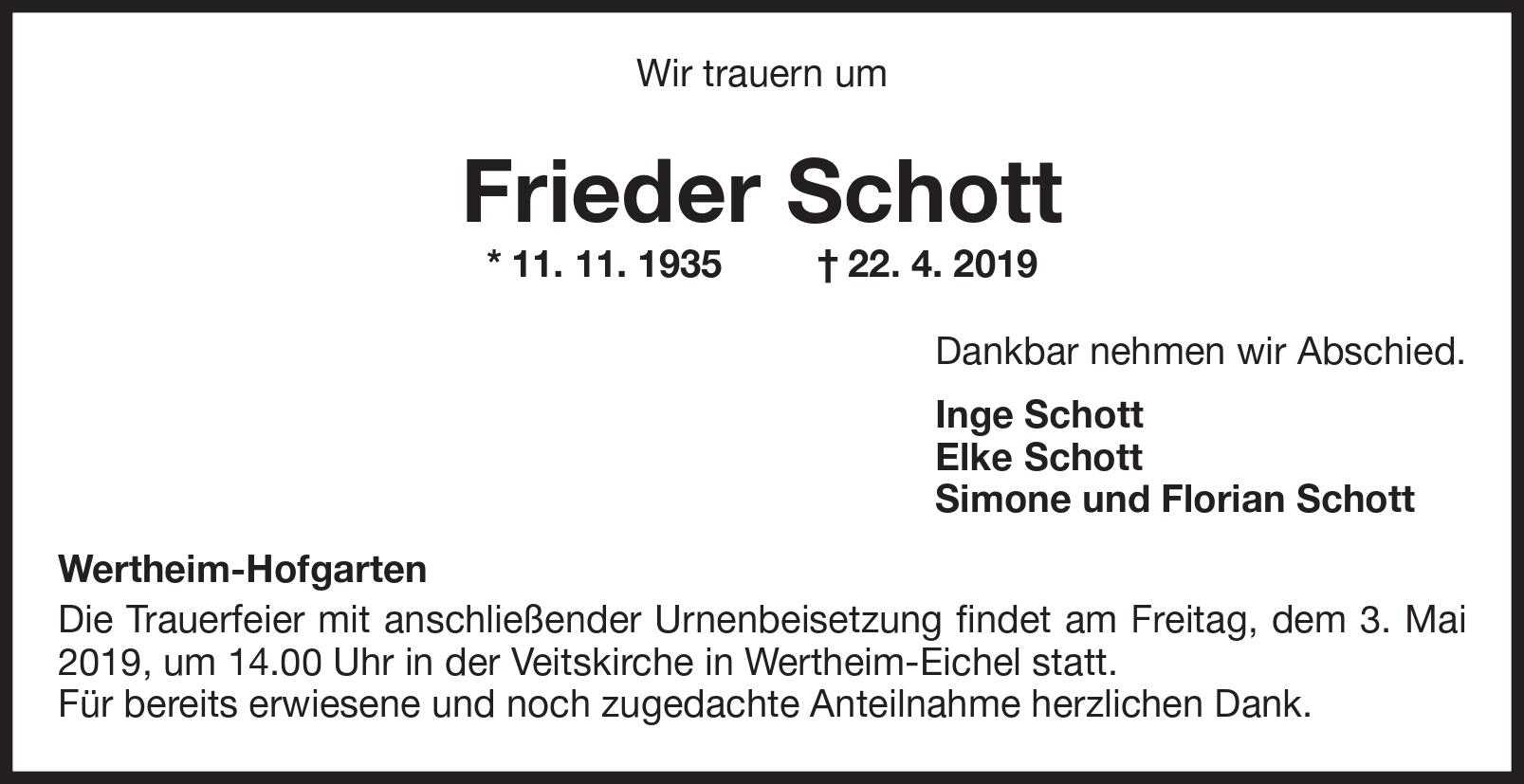 Frieder Schott