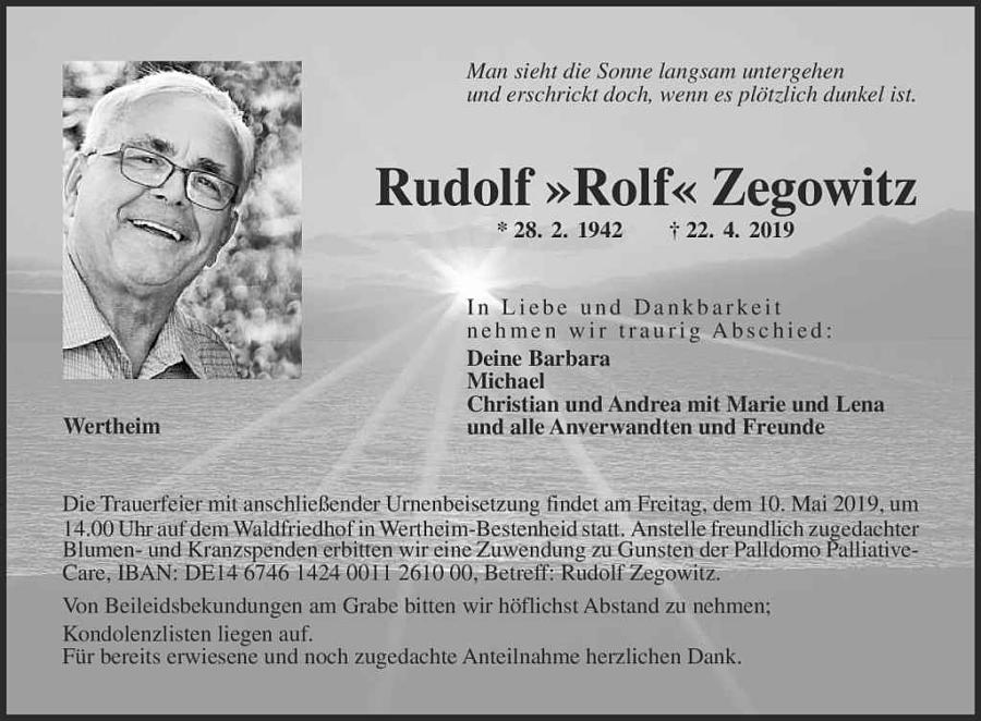Rudolf „Rolf“ Zegowitz
