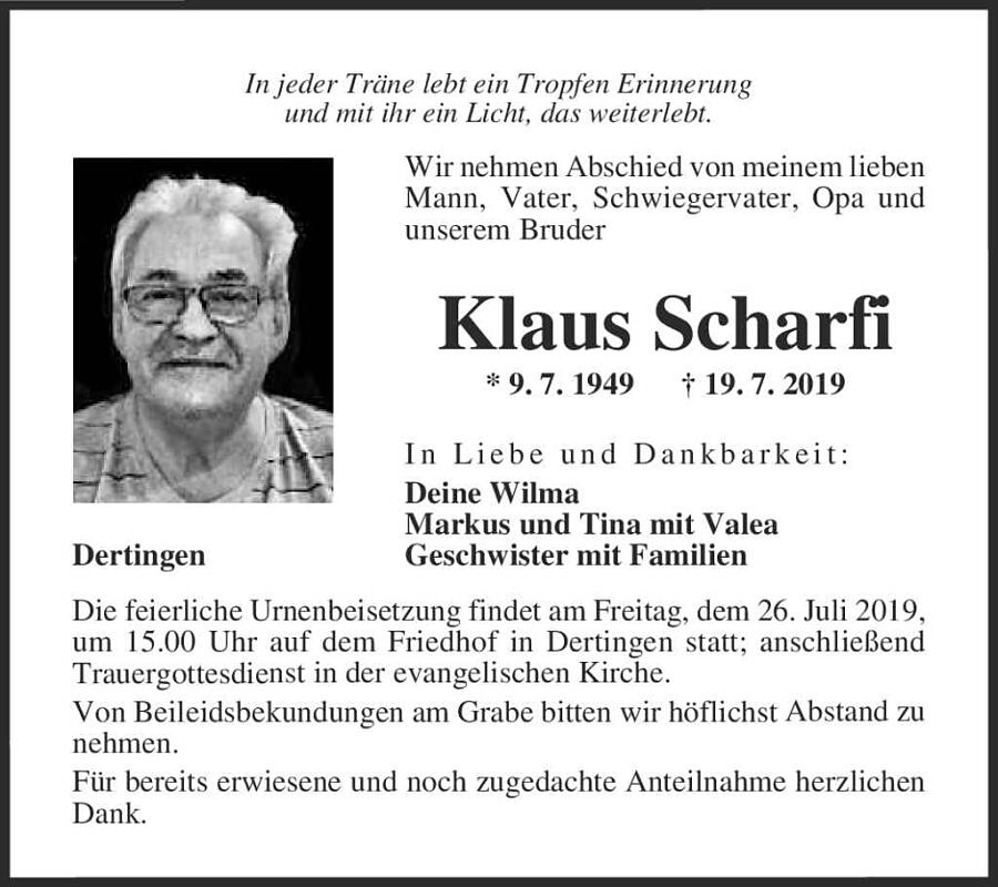 Klaus Scharfi