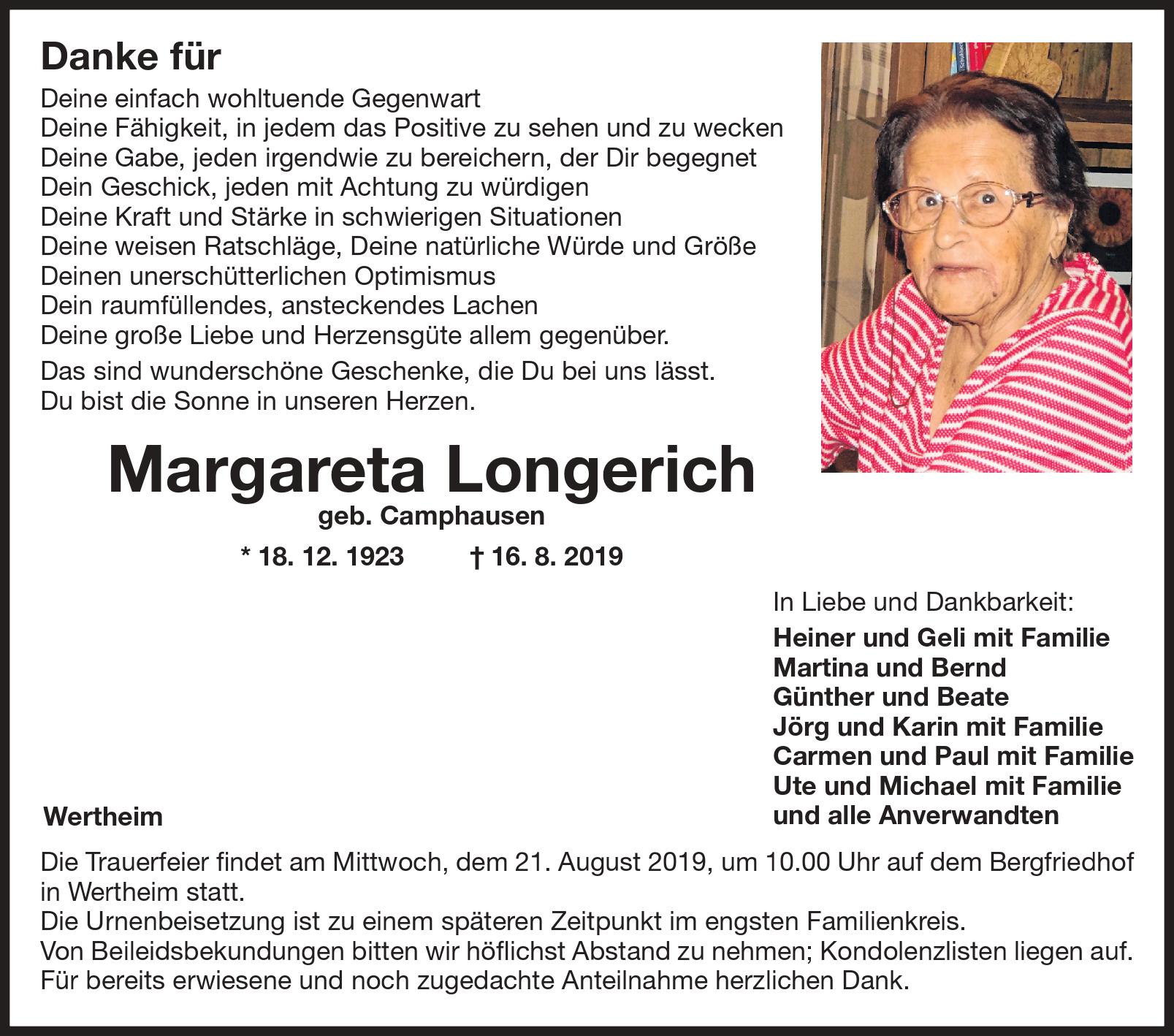 Margareta Longerich
