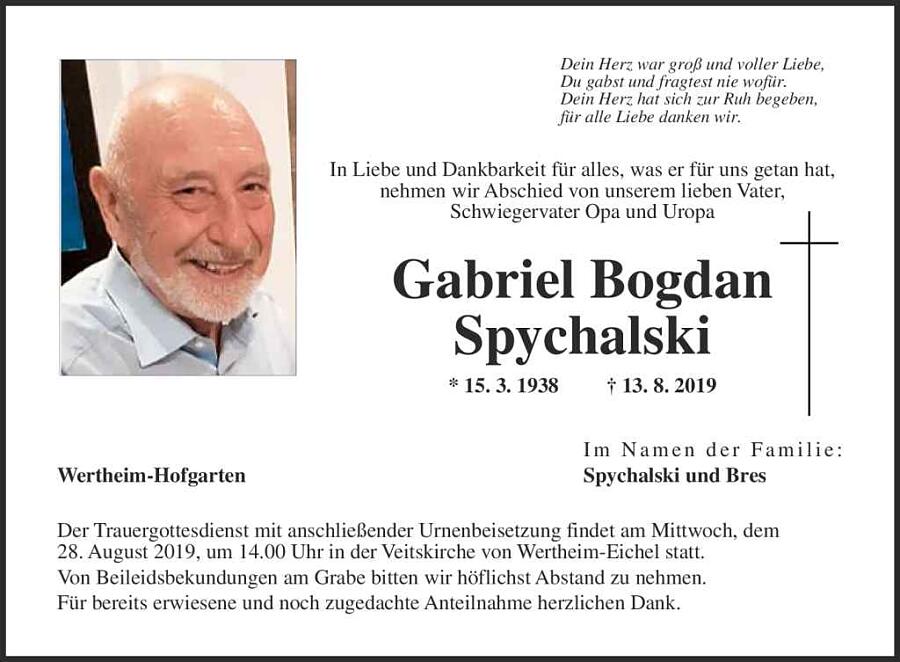 Gabriel Bogdan Spychalski