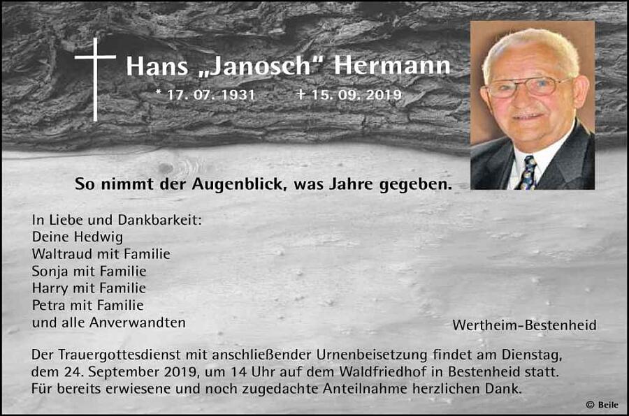 Hans „Janosch“ Hermann