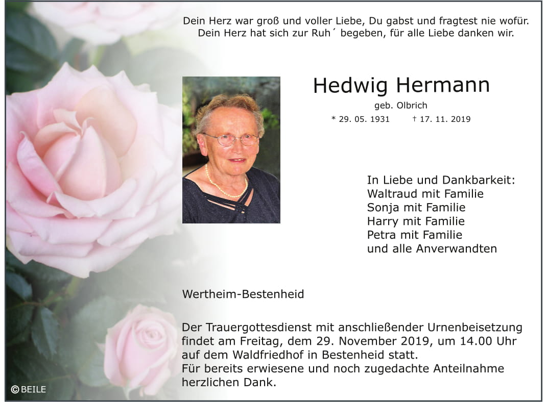 Hedwig Hermann