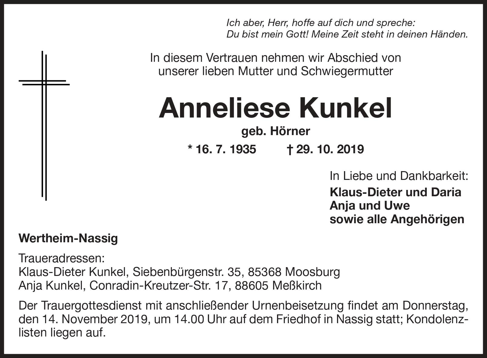 Anneliese Kunkel