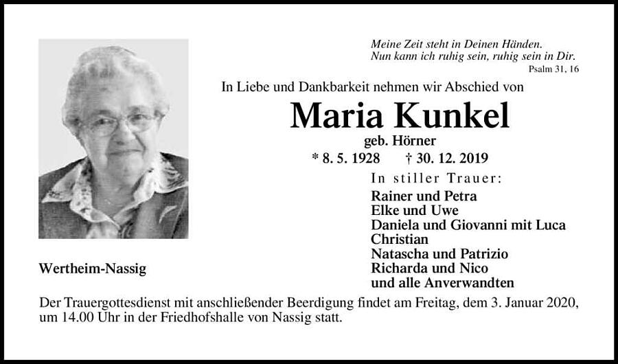 Maria Kunkel
