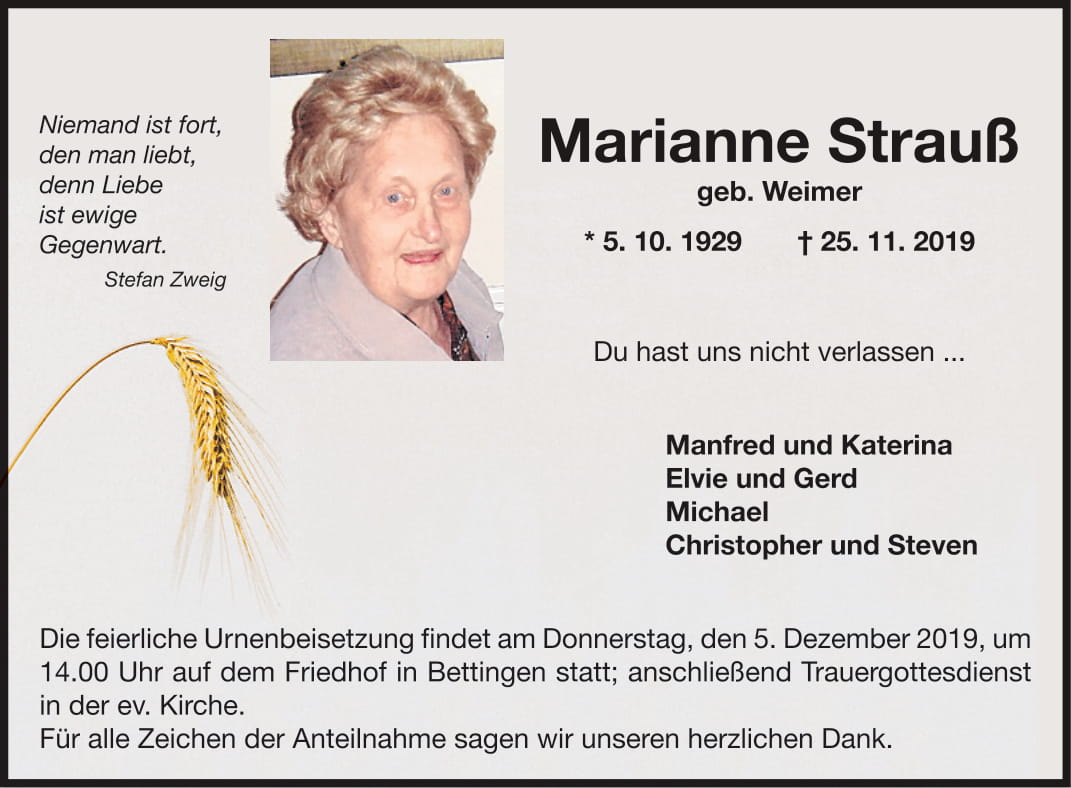 Marianne Strauß