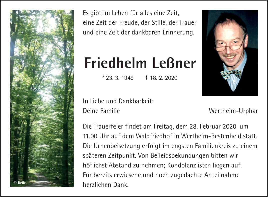 Friedhelm Leßner