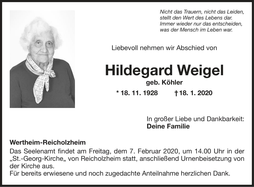Hildegard Weigel