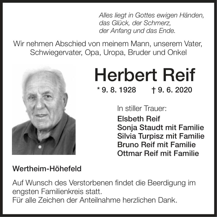 Herbert Reif
