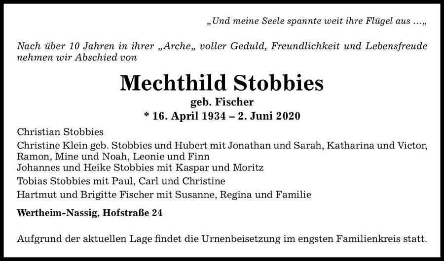 Mechthild Stobbies