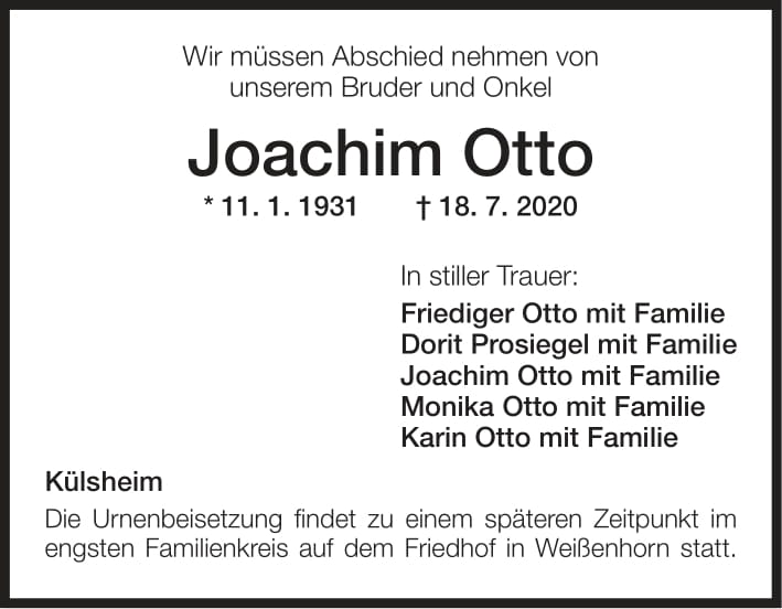 Joachim Otto