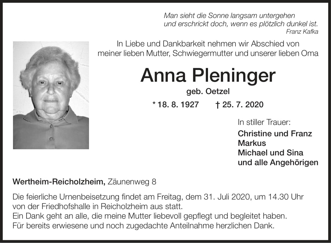 Anna Pleninger