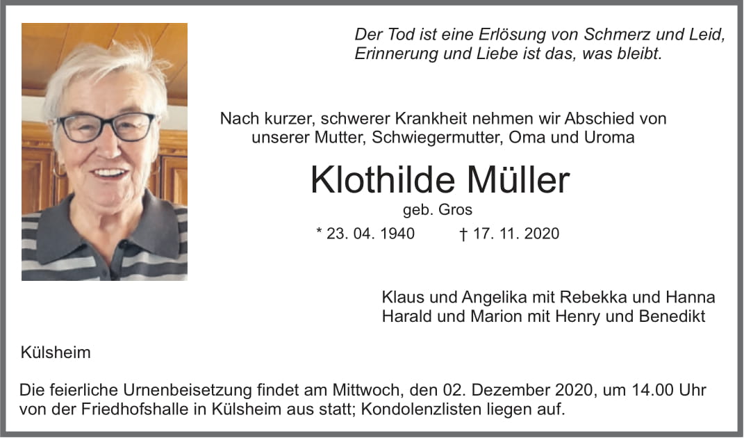 Klothilde Müller