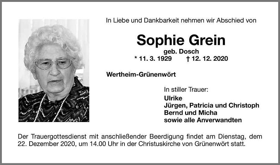 Sophie Grein