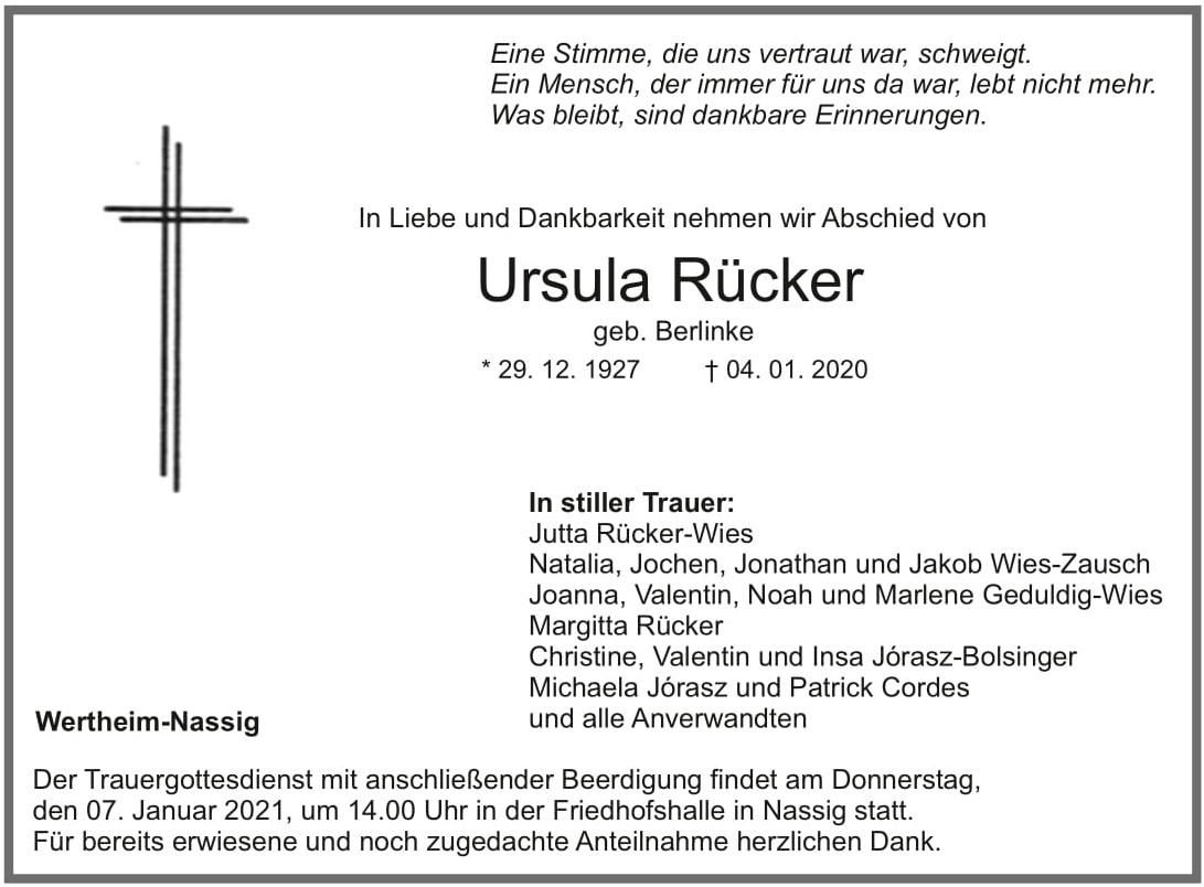 Ursula Rücker