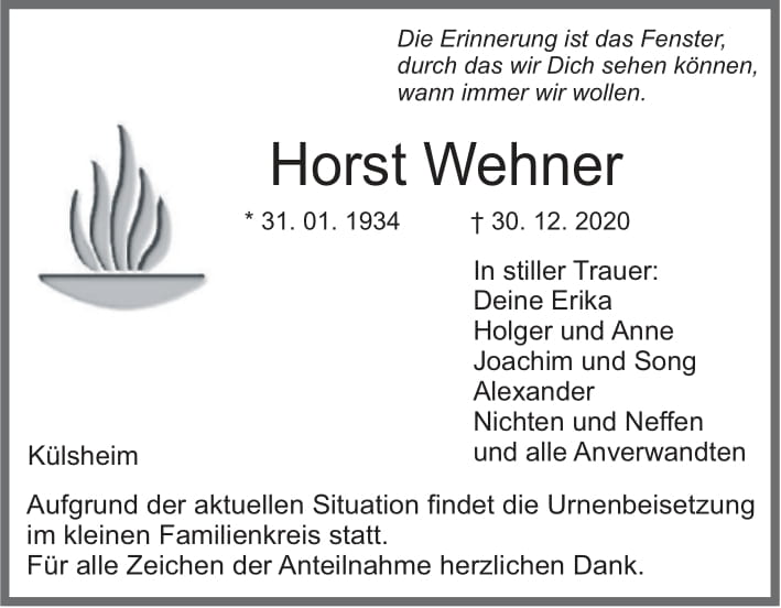 Horst Wehner