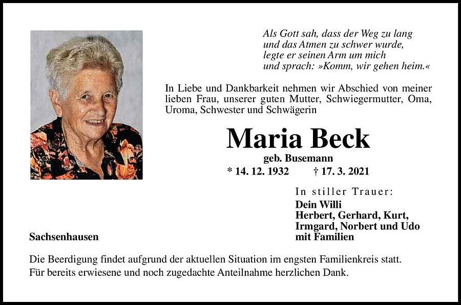 Maria Beck