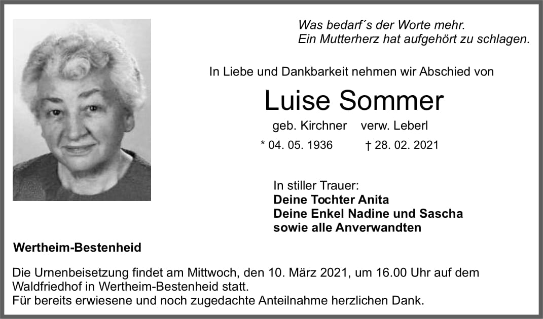 Luise Sommer