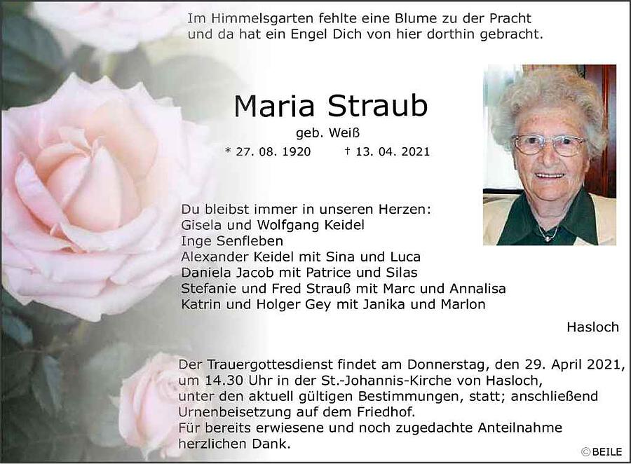 Maria Straub