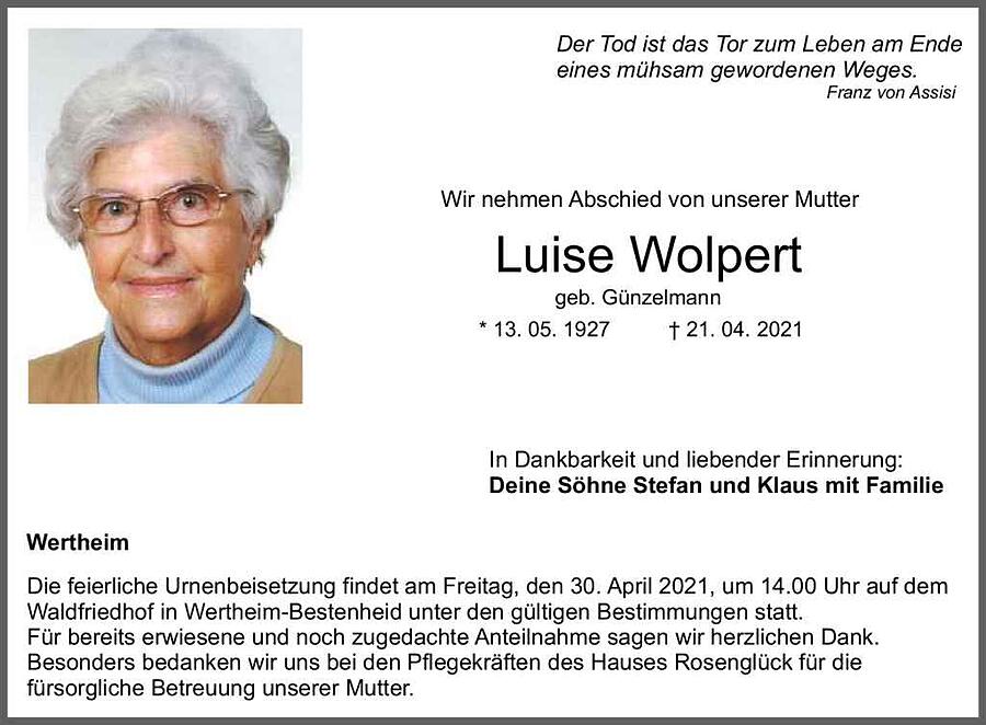 Luise Wolpert