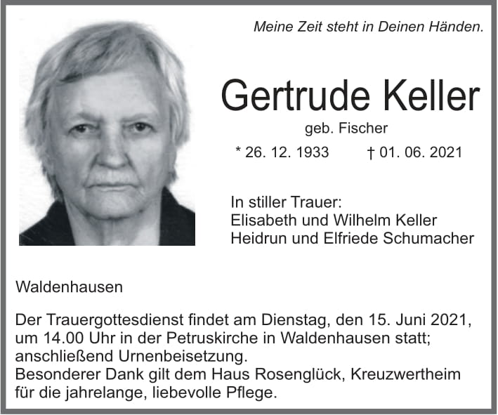 Gertrude Keller