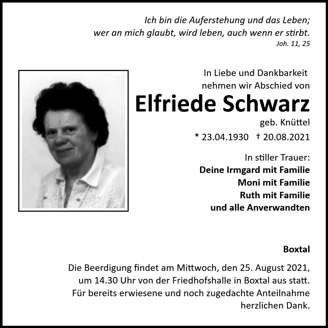 Elfriede Schwarz