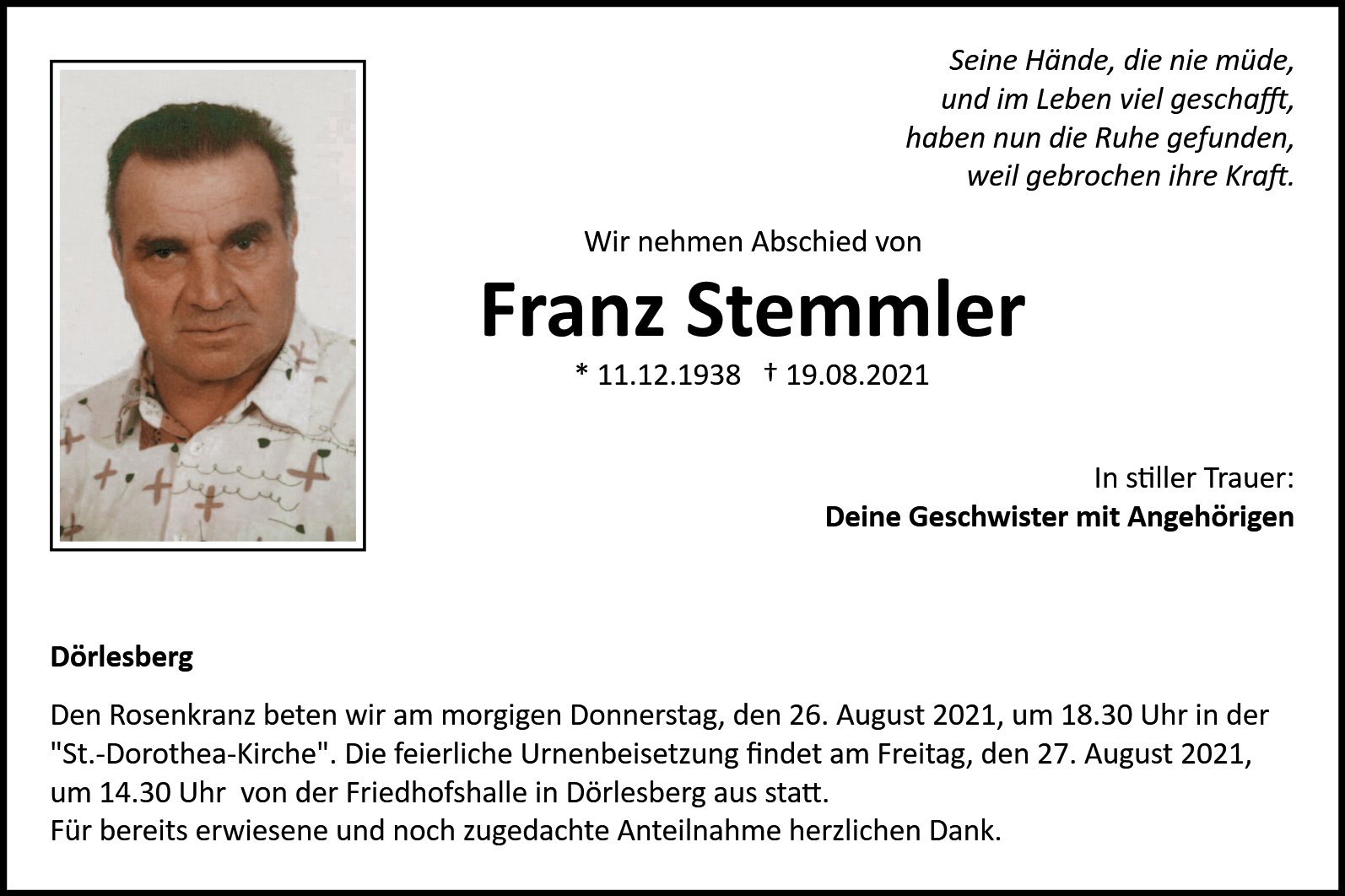 Franz Stemmler