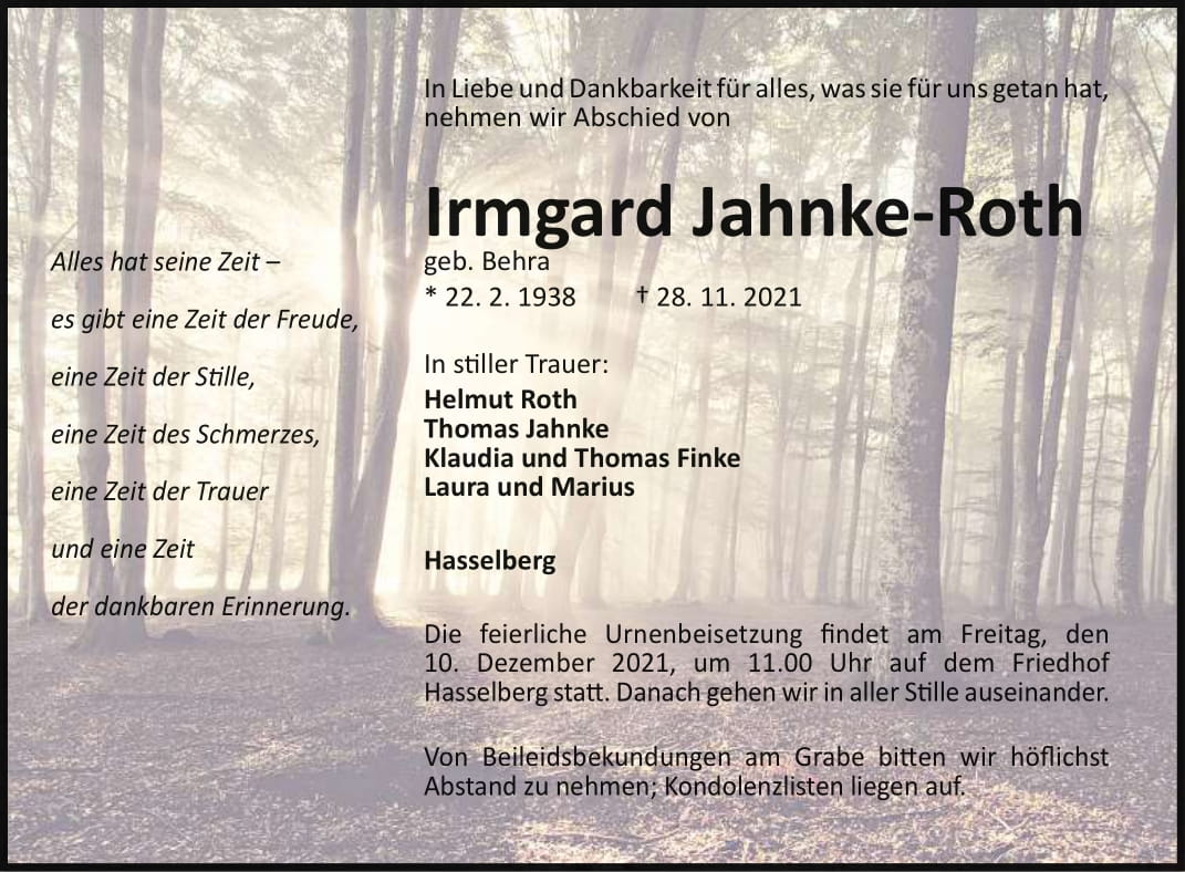 Irmgard Jahnke-Roth