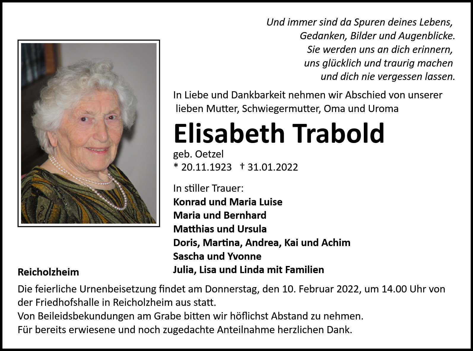 Elisabeth Trabold