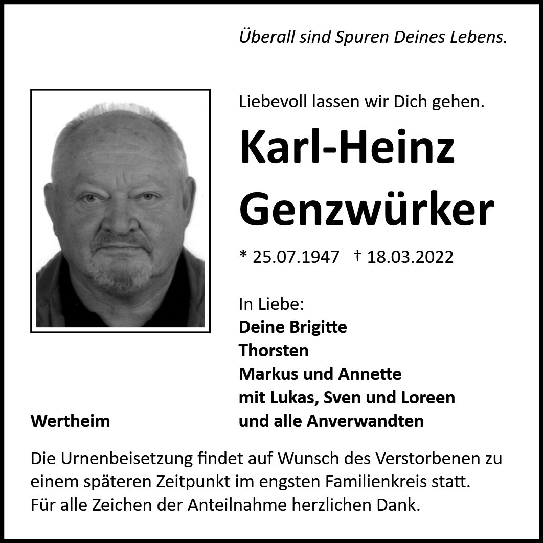 Karl-Heinz Genzwürker