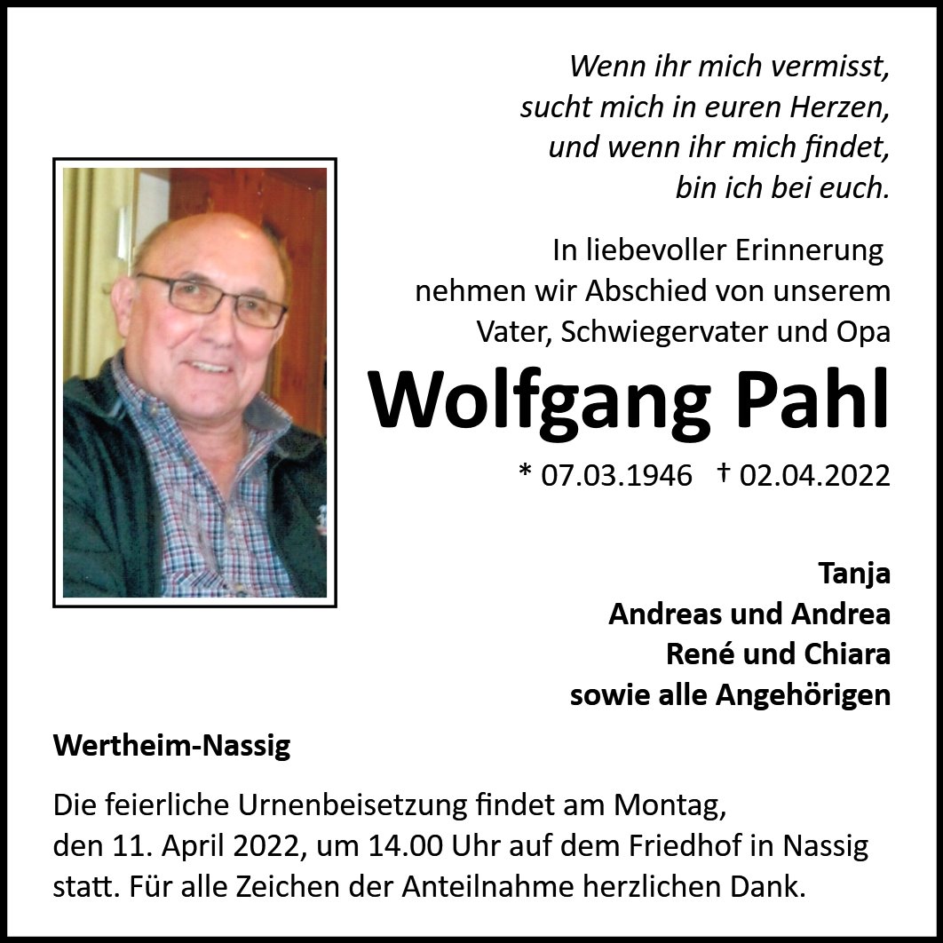 Wolfgang Pahl