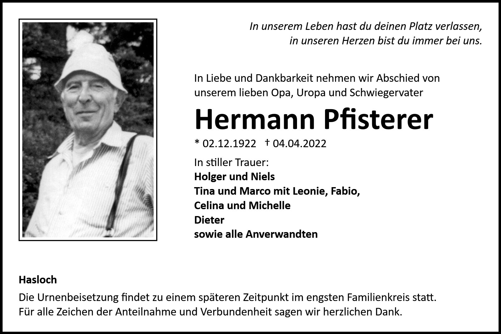 Hermann Pfisterer