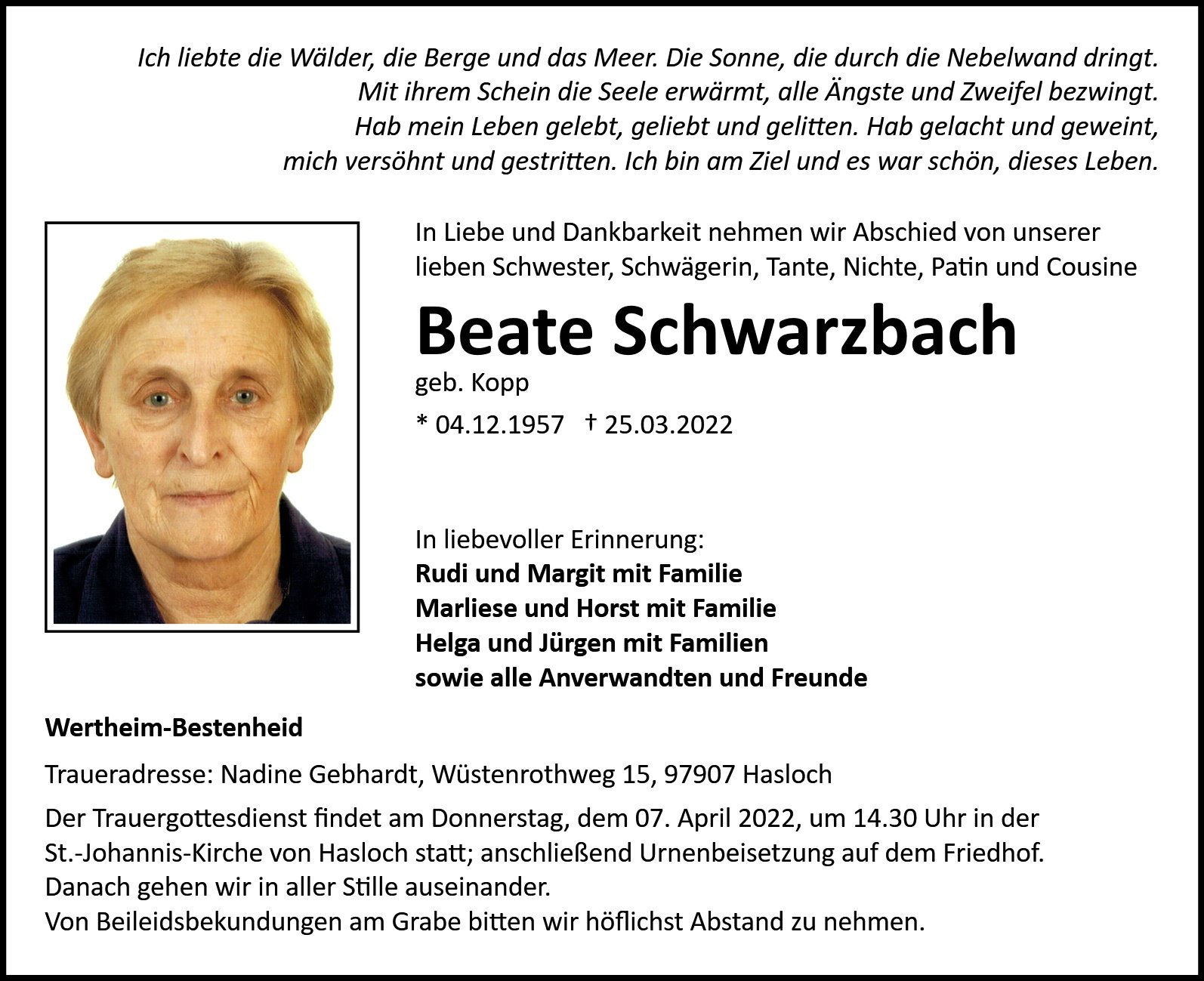 Beate Schwarzbach