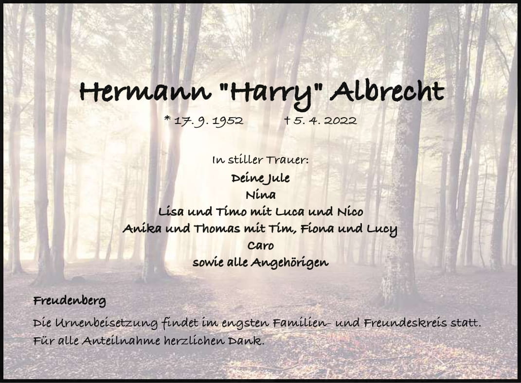 Hermann „Harry“ Albrecht