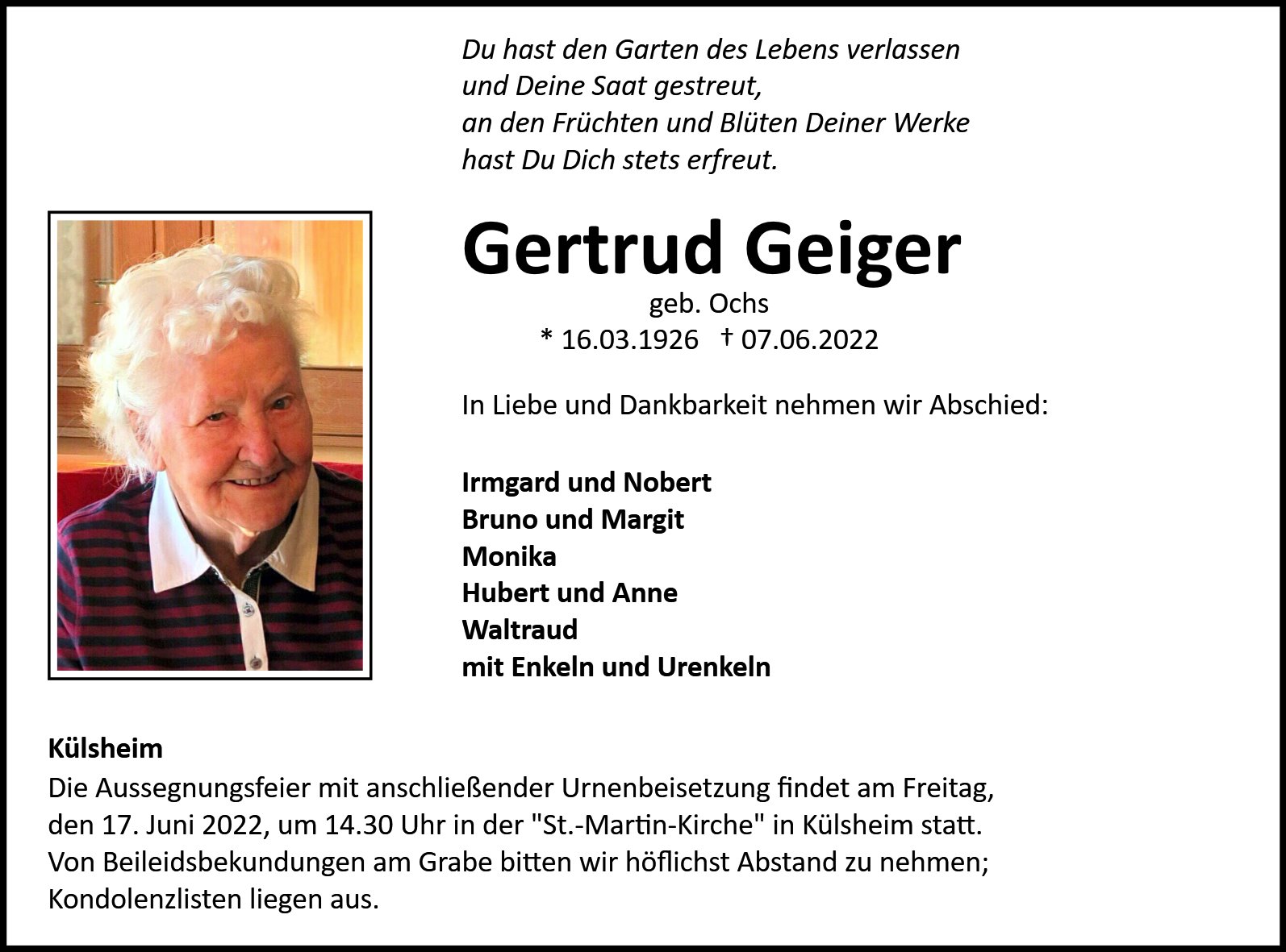 Gertrud Geiger
