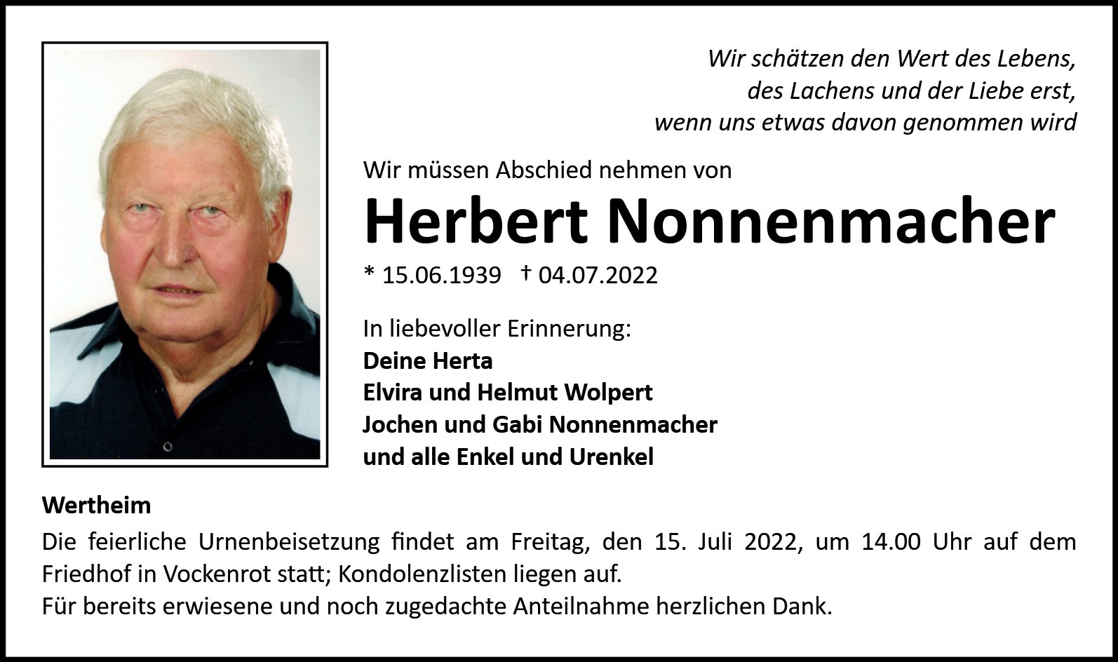 Herbert Nonnenmacher