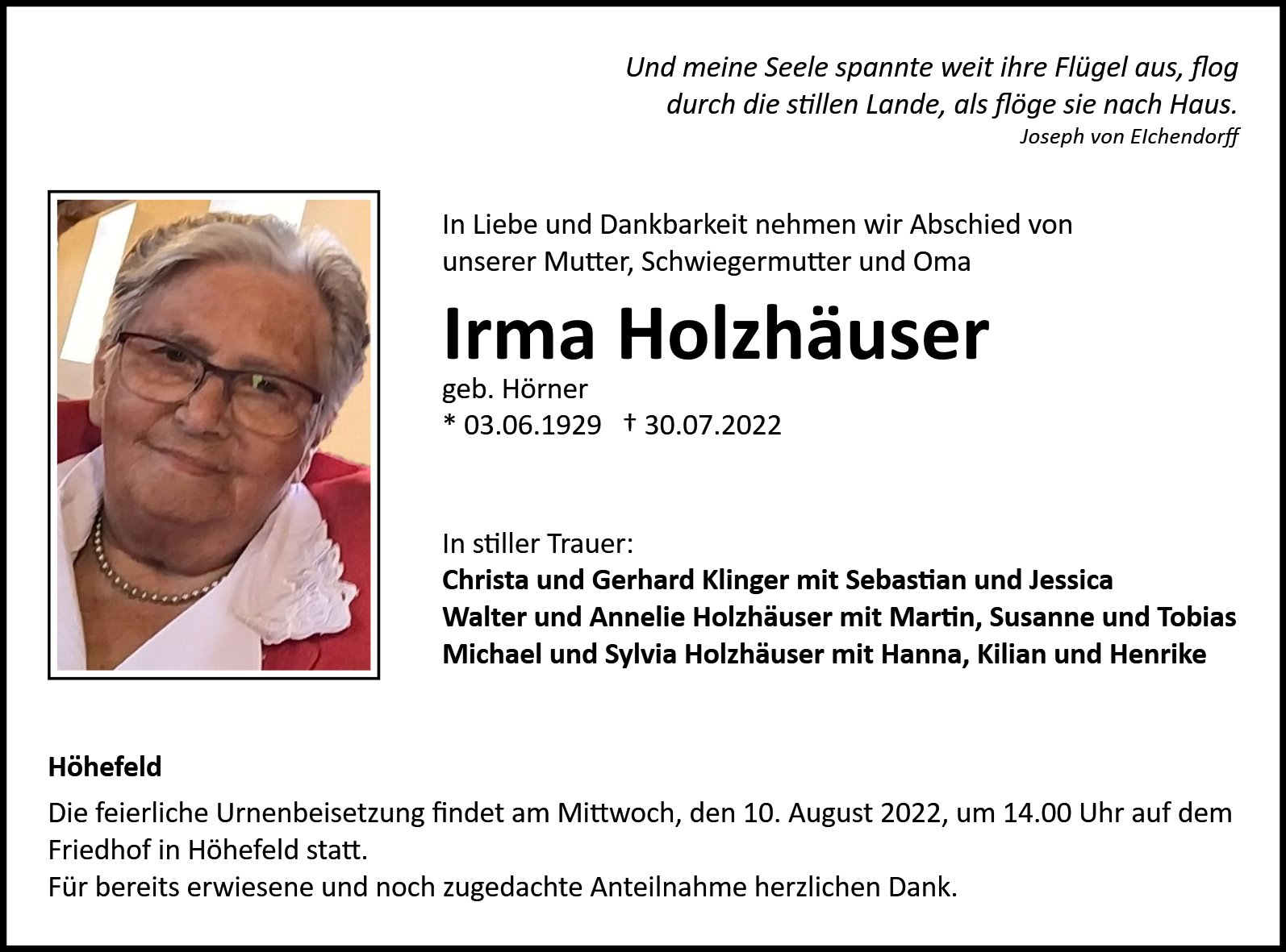 Irma Holzhäuser