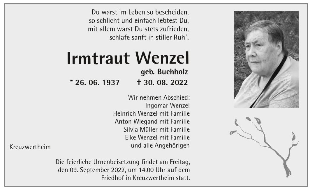 Irmtraut Wenzel