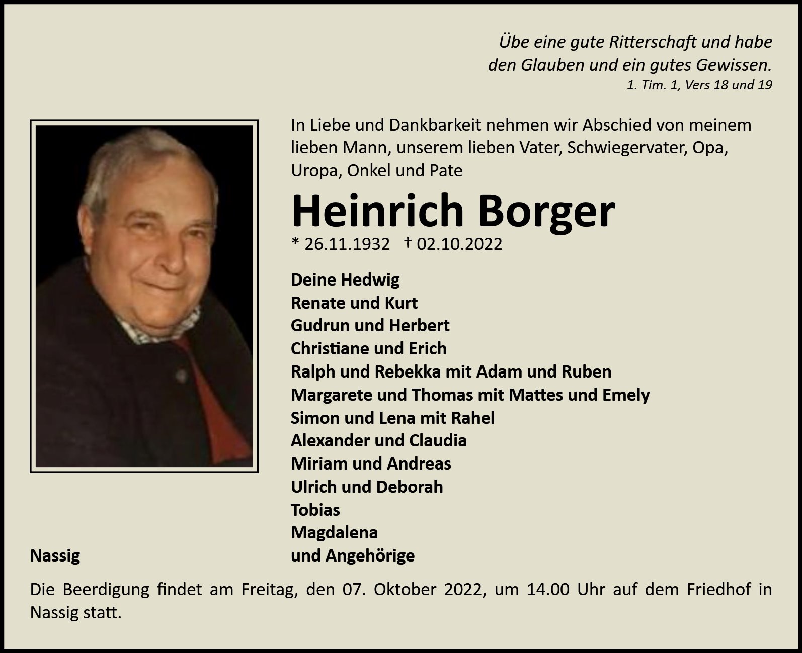 Heinrich Borger