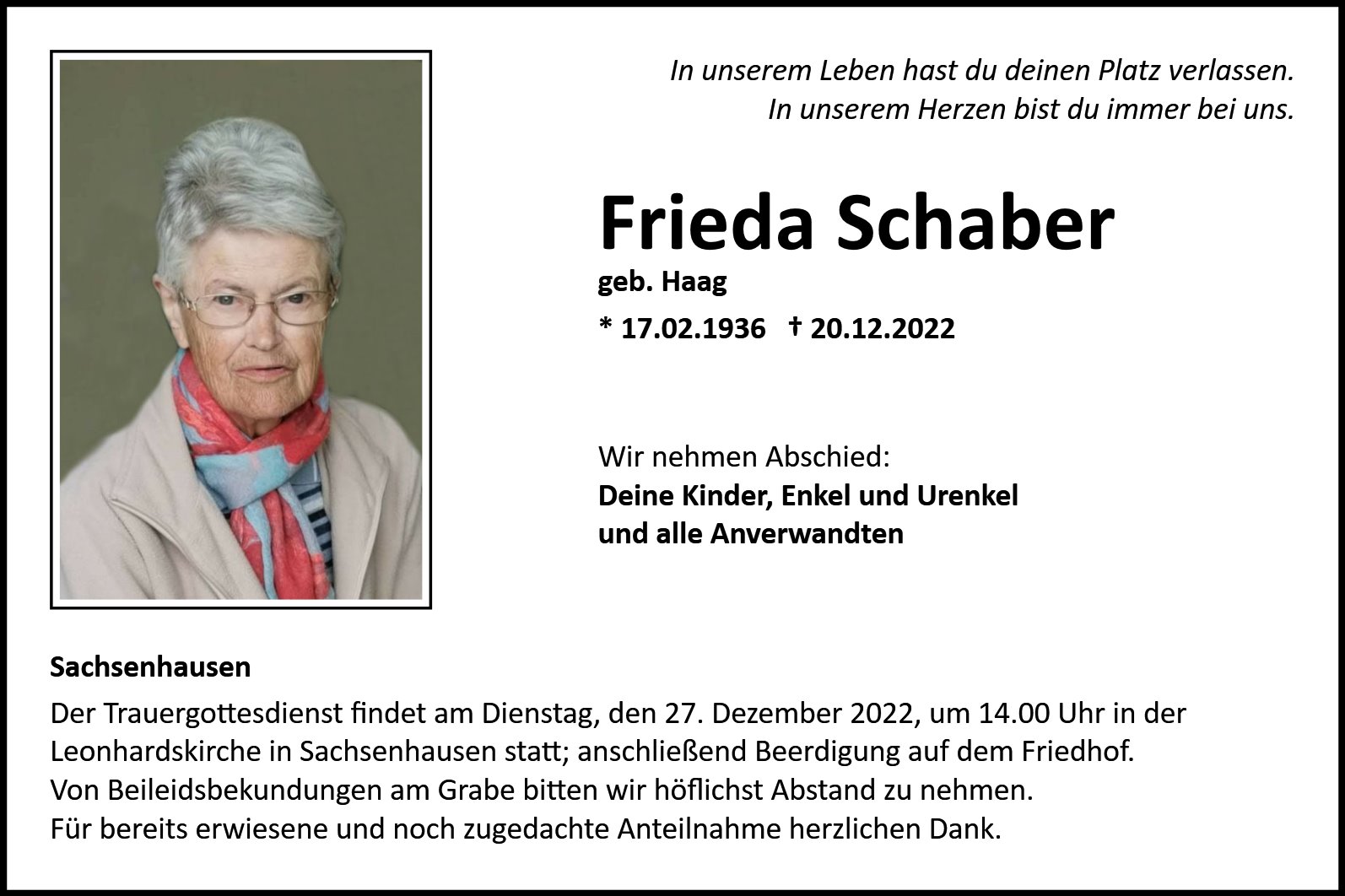 Frieda Schaber